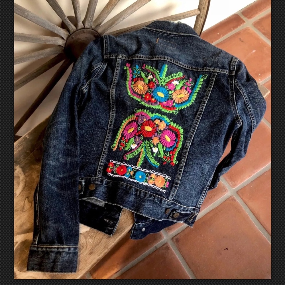 SOLD-RALPH LAUREN Southwestern Embroidered Jacket - Picture 6 of 8